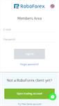 Mobile Screenshot of my.roboforex.com