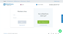 Desktop Screenshot of my.roboforex.ru